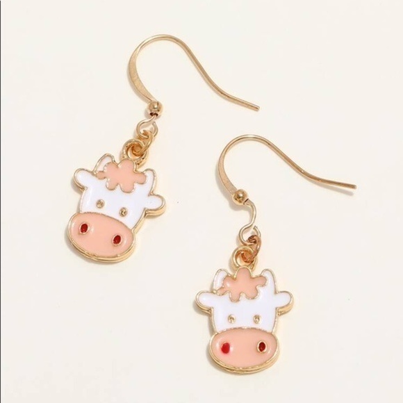 3/$30 Cow Charm Earrings